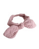 Muslin headband in powder pink