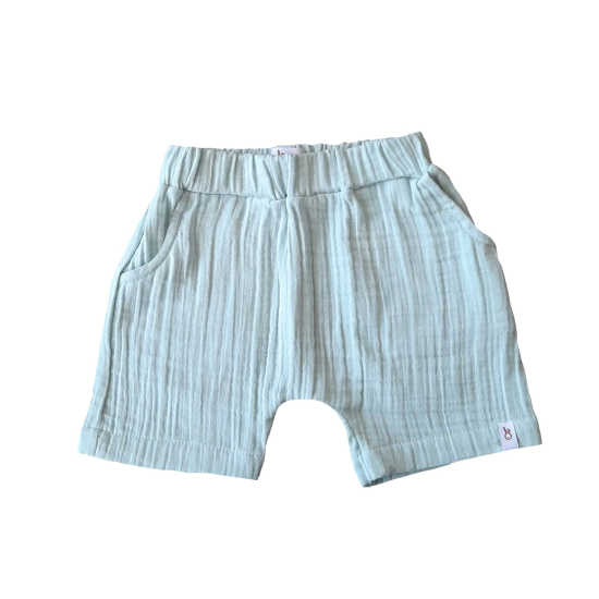 Muslin shorts - mint Muslin shorts - mint