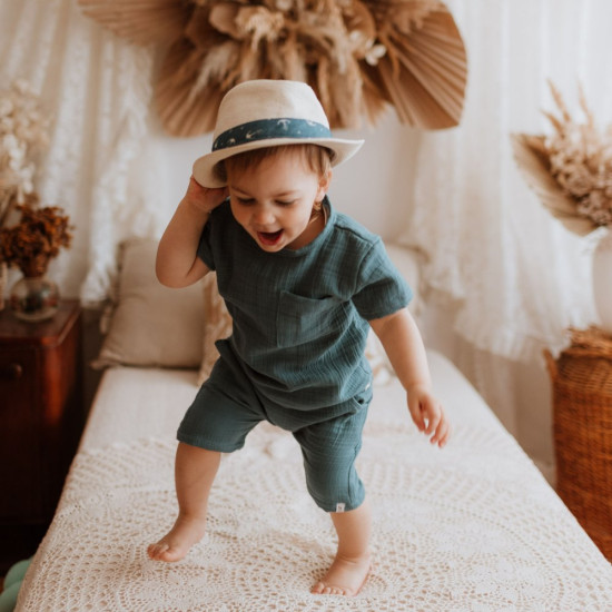 Muslin shorts - dark blue Muslin shorts - dark blue