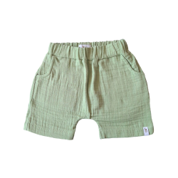 Muslin shorts - green