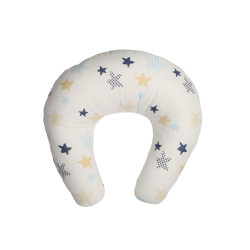 Stars and hearts pillow for momies - blue 