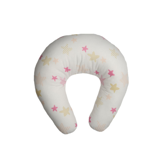 Stars and hearts pillow for momies - pink