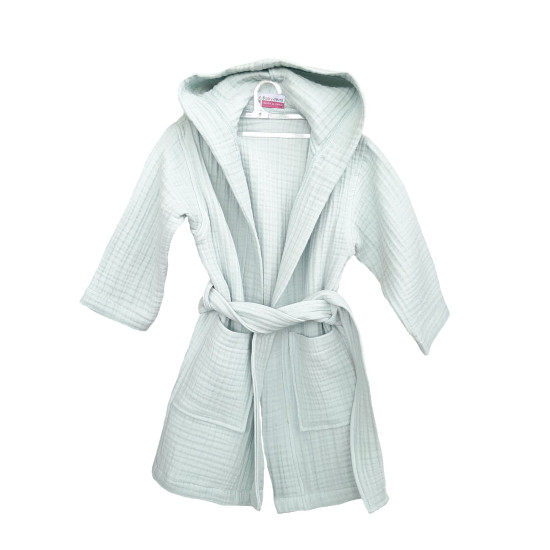 Muslin Bathrobe - mint
