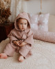 Muslin Bathrobe - powder pink