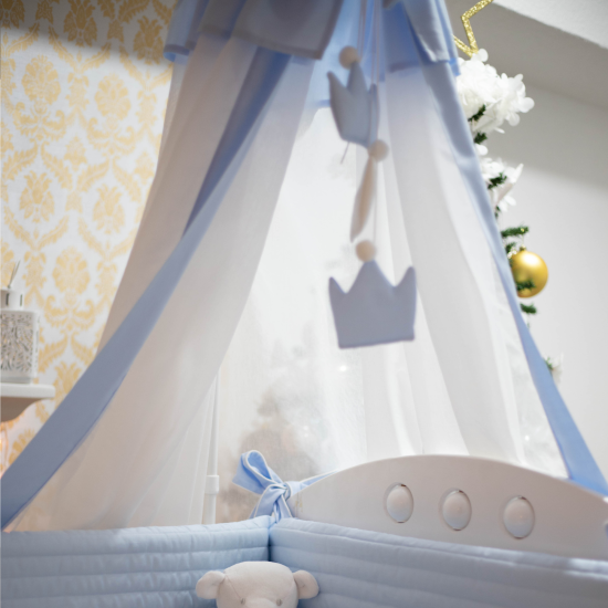 Baby Baldaquin LUX - blue Baby Baldaquin LUX - blue