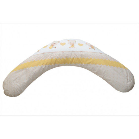 Baby Bear Pillow for babies and moms - yellow 