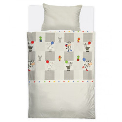  Baby Bedding Little Cow - gray