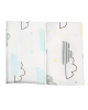 Multi-purpose muslin diaper Clouds