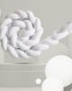 Plush braid - white