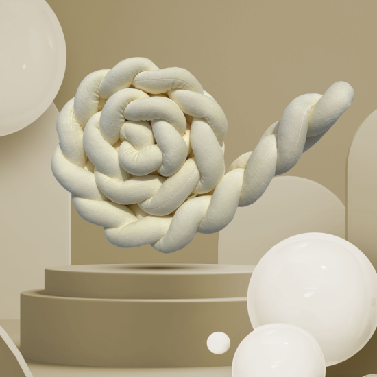 Plush braid - vanilla