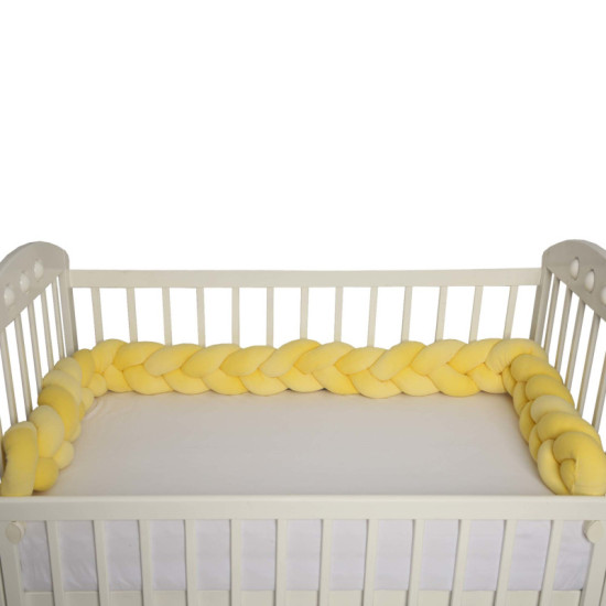 Plush braid - yellow