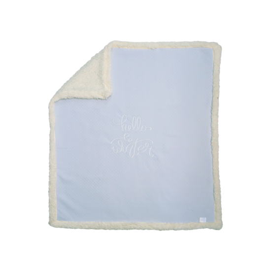 Baby Winter Blanket - blue