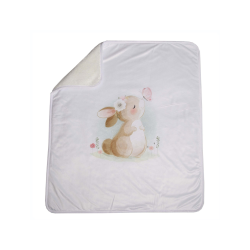 Baby blanket Piccolino pink bunny