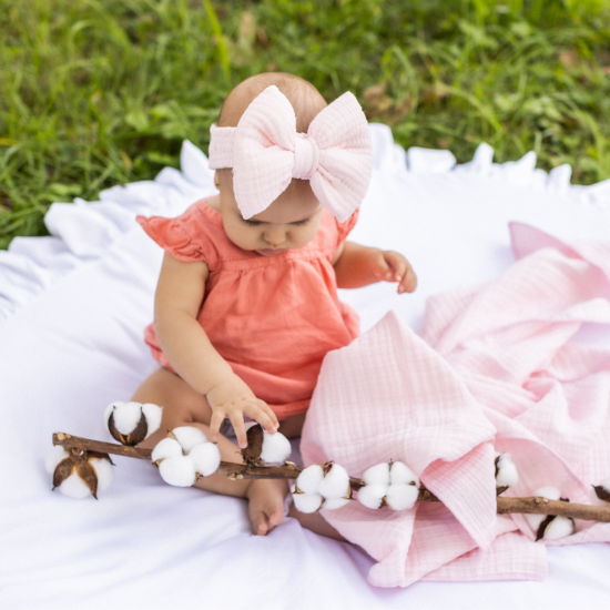 Summer Muslin Blanket - pink