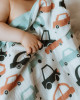 Muslin Car Print Blanket