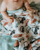 Muslin Car Print Blanket