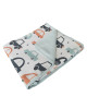 Muslin Car Print Blanket
